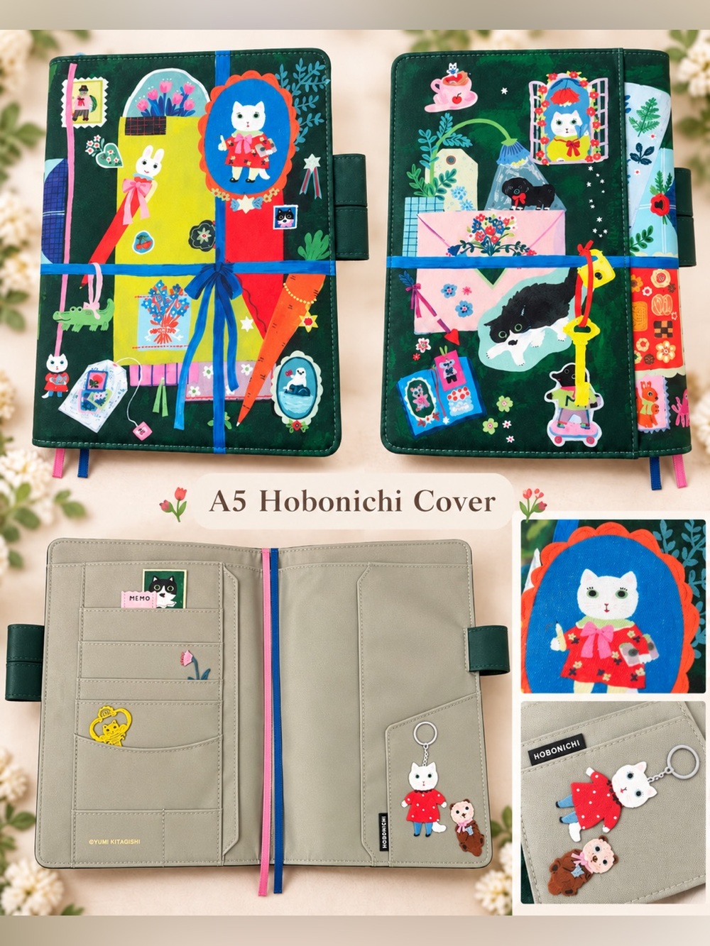 Yumi Kitagishi x Hobonichi A5 Cover – Whimsical Collector’s Dream